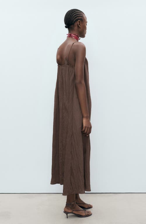 Mango Crinkle Slipdress