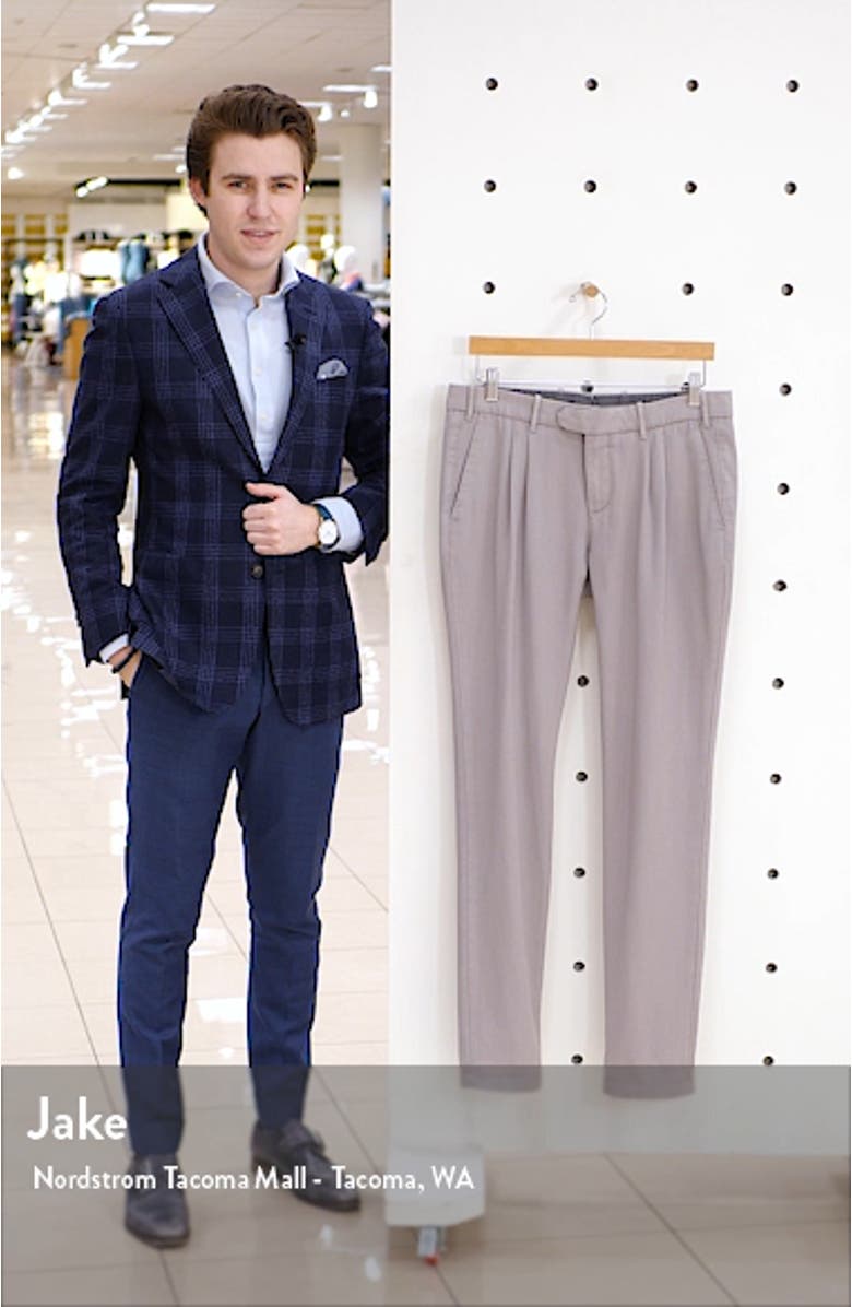 Slim Fit Washed Wool Dress Pants, sales video thumbnail