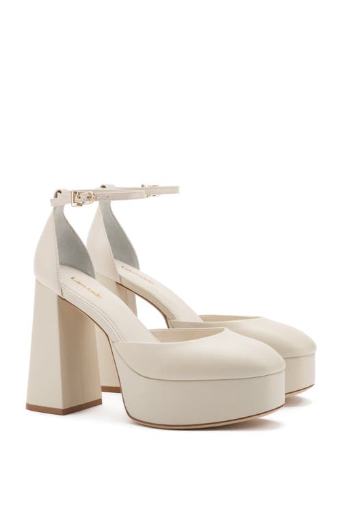 Larroude Larroudé Ari Pump In Ivory Leather