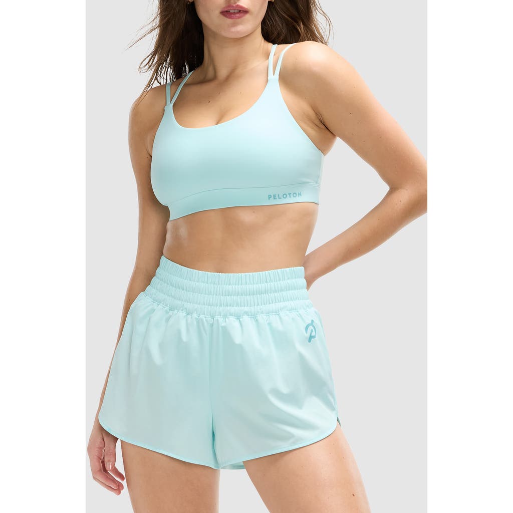 Shop Peloton Cadent Strappy Y Back Bra In Clearwater