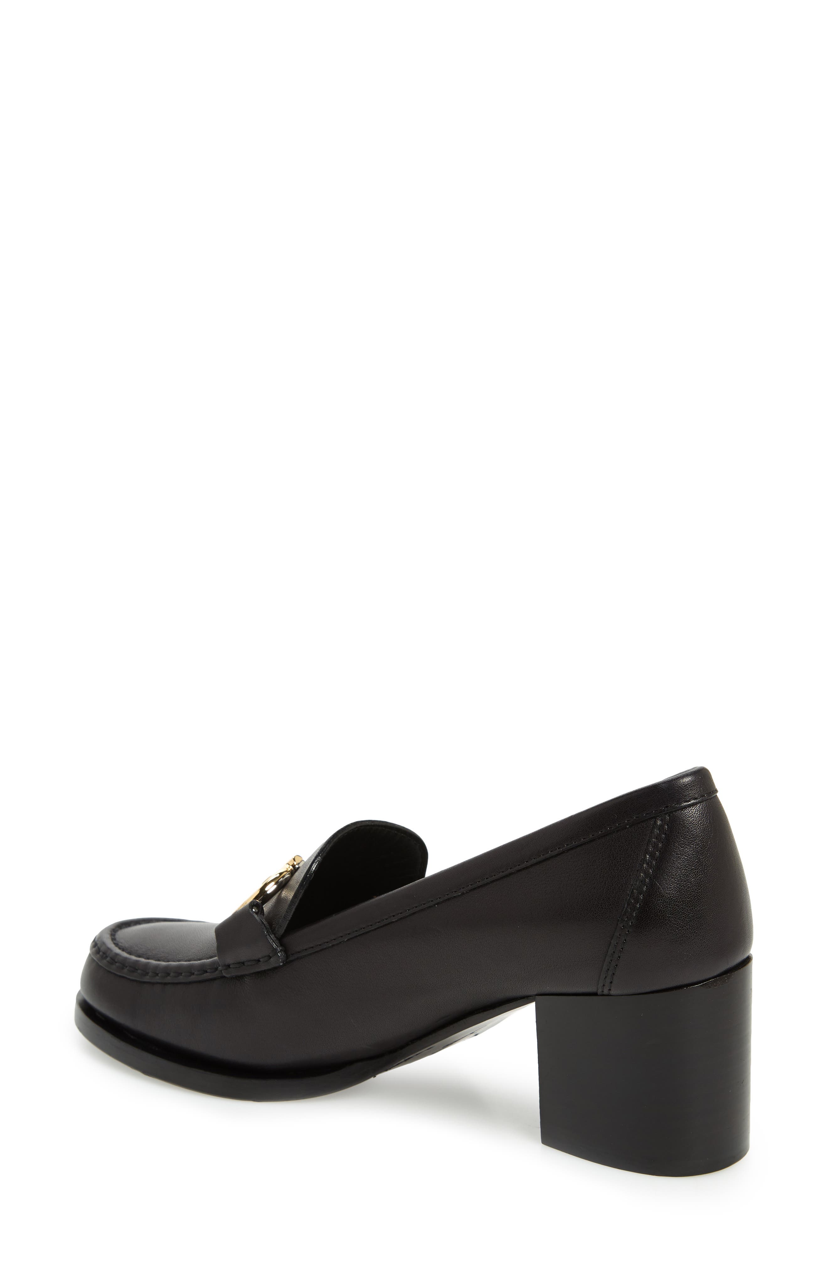 FERRAGAMO Salvatore Ferragamo Rolo Block Heel Bit Loafer, Alternate, color, 