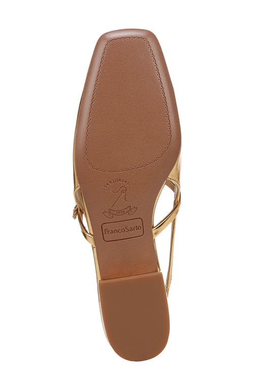 Franco Sarto Destin Slingback Flat In Gold
