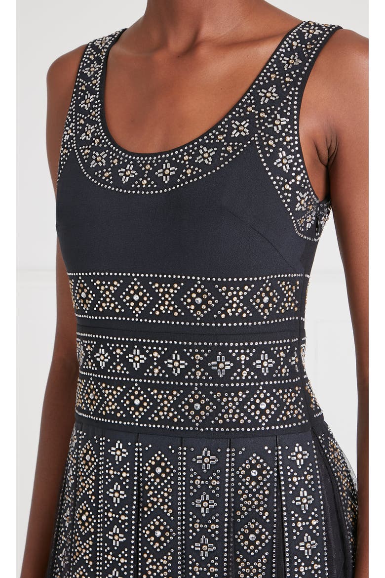 Gallantry Midi Dress, Alternate, color, Black