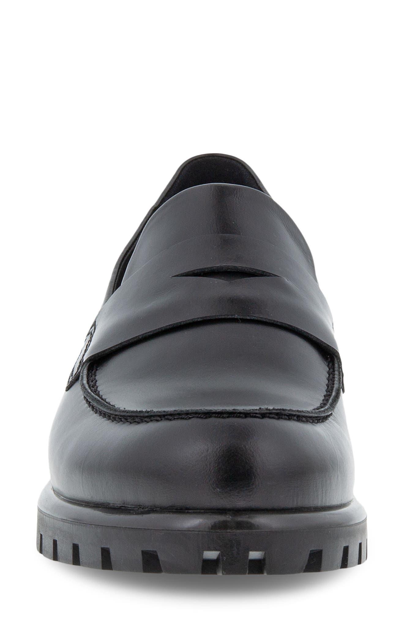 ECCO ModTray Penny Loafer, Alternate, color, Black Leather