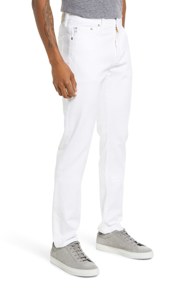 AG Tellis Slim Fit Jeans, Alternate, color, White