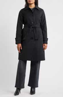 Michael Kors Water Resistant Belted Trench Coat