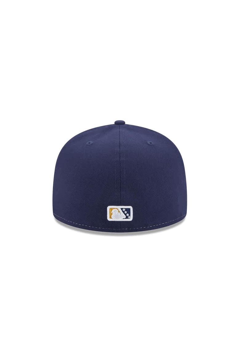 Men's New Era  Gold Nashville Sounds Theme Nights 59FIFTY Fitted Hat, Alternate, color, Gold
