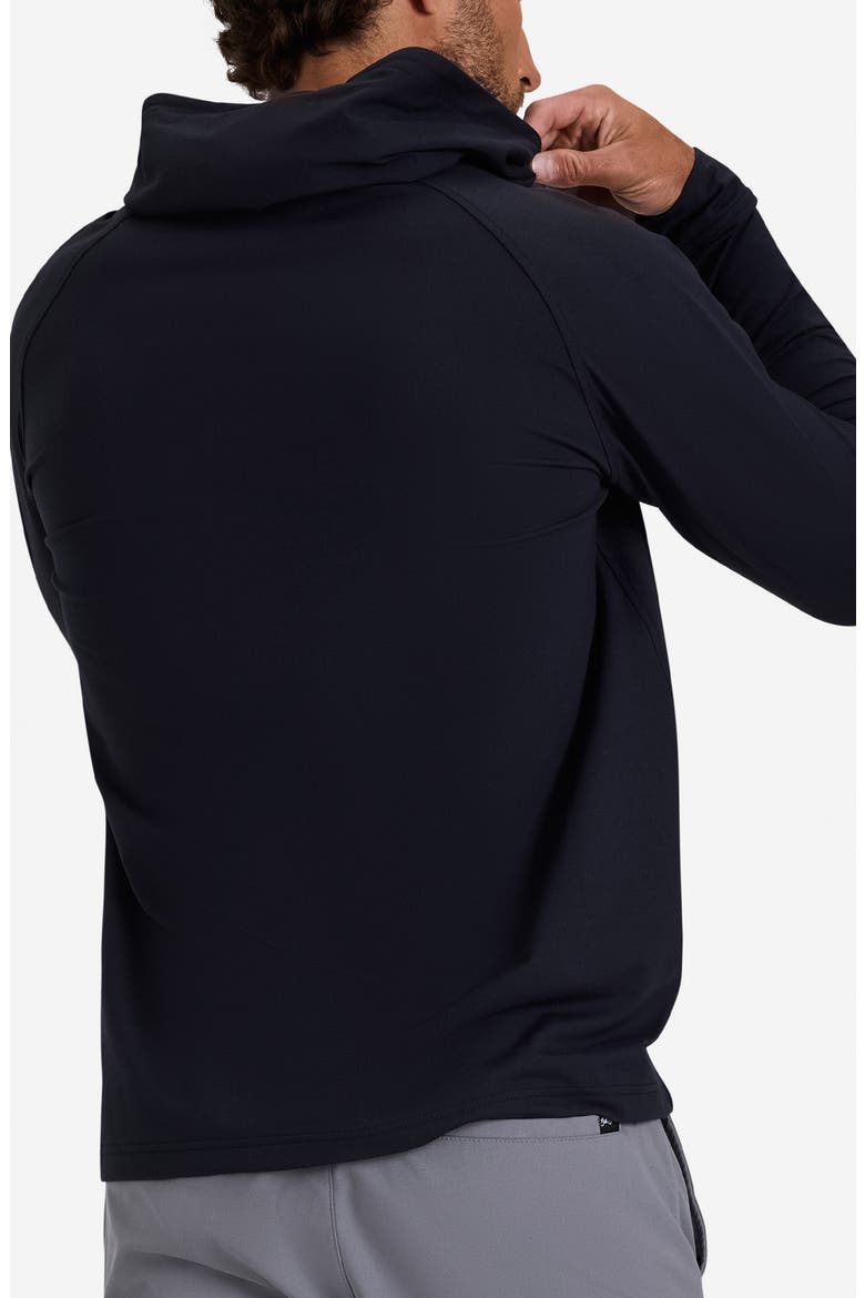 Velocity Performance Quarter Zip Pullover, Alternate, color, BLACK