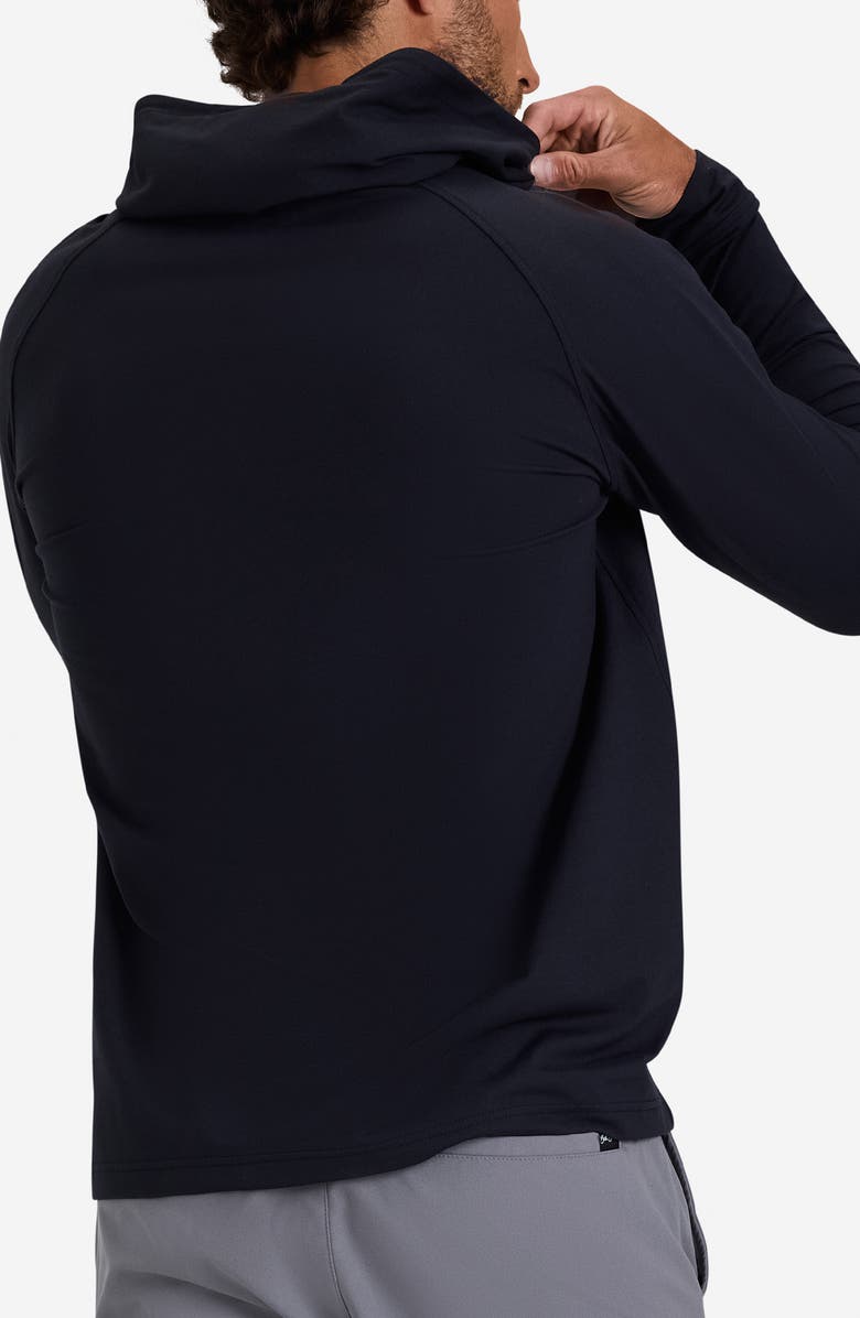 Bad Birdie Velocity Performance Quarter Zip Pullover, Alternate, color, Black