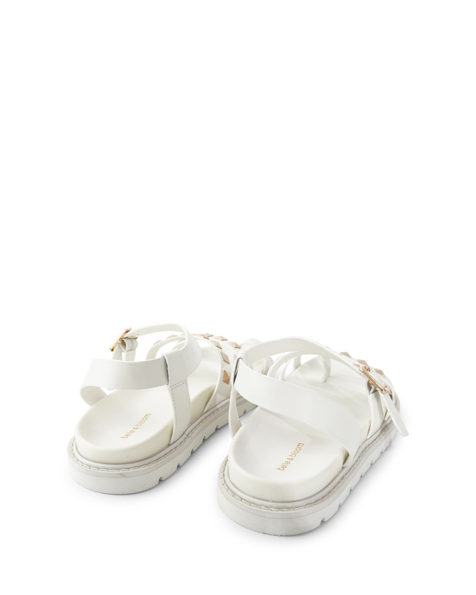 Morning Mood Chunky Stud Sandal, Alternate, color, Cream