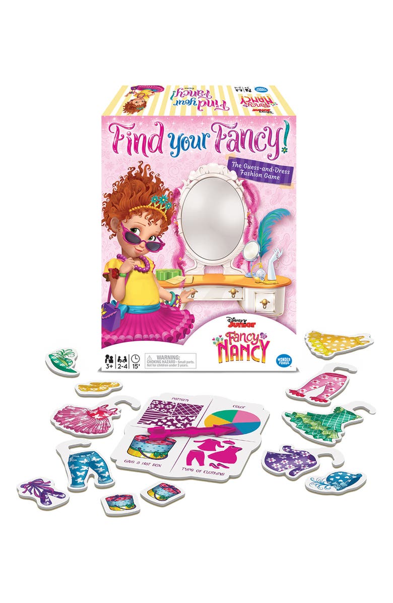 Ravensburger Disney Junior Fancy Nancy Find Your Fancy Game, Main, color,
