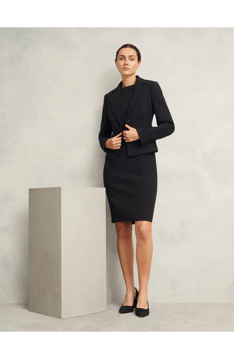 HOBBS LONDON Rae Sleeved Dress, Alternate, color, Black
