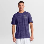 Nike Men's Nike Purple Baltimore Ravens Sideline Double Covered Dri-FIT Velocity T-Shirt