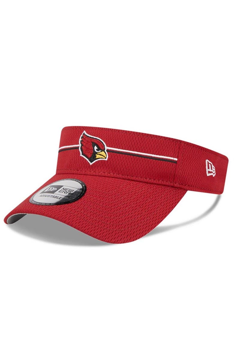 New Era Men's New Era Cardinal Arizona Cardinals 2023 NFL Training Camp Adjustable Visor, Main, color,