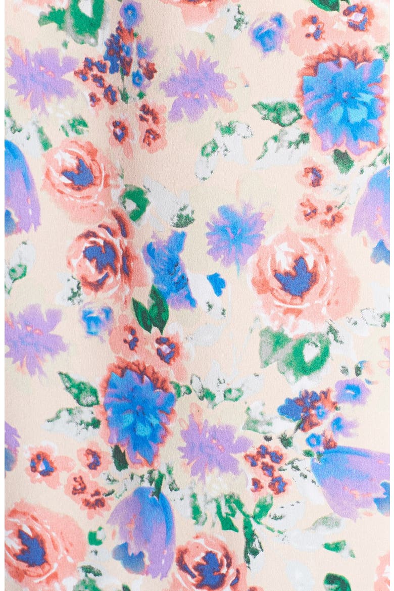 Floral Stripe Top, Alternate, color, IVORY/ FLORAL