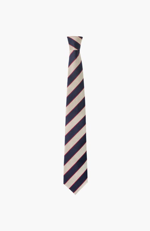 Striped Silk Tie