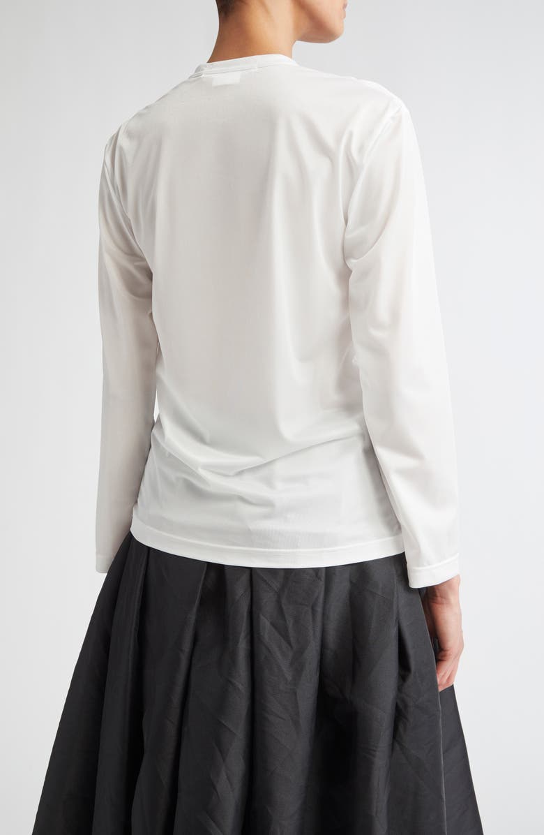 Comme des Garçons Comme des Garçons Pleated Tricot Top, Alternate, color, 