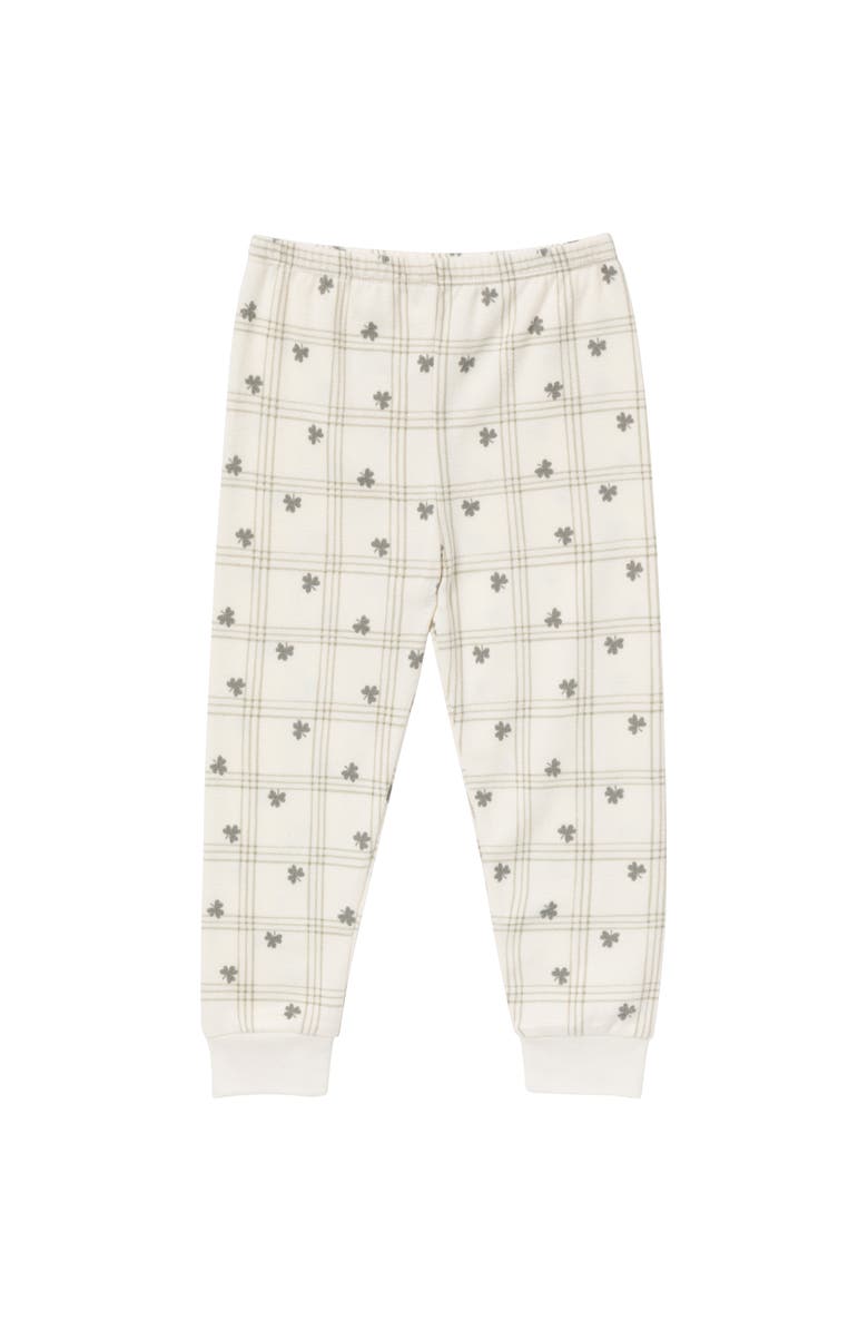 Modern Moments<sup>™</sup> by Gerber Shamrock Pajama Set, Alternate, color, Ivory Shamrock