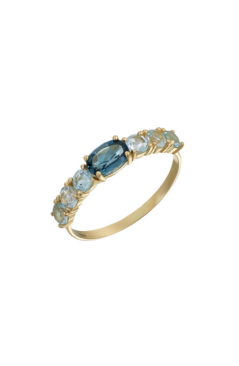 Bony Levy 14K Gold Mixed Gemstone Stackable Ring, Main, color, 