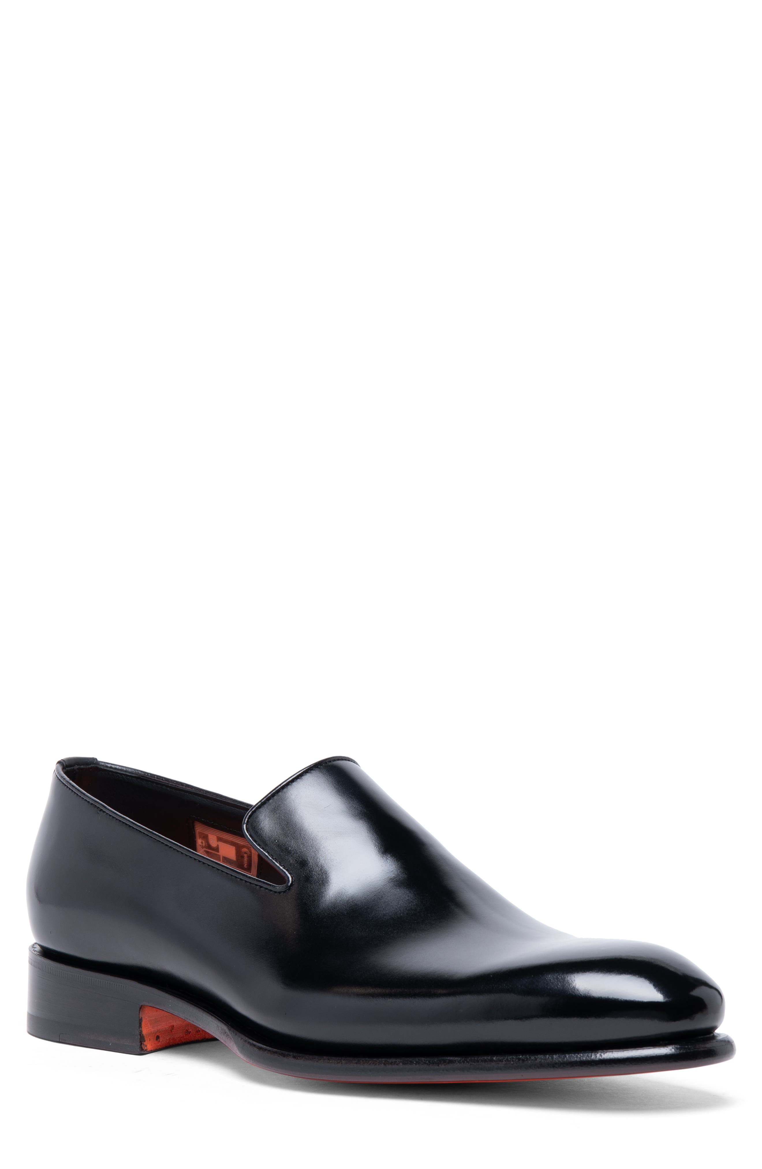 Santoni Paloma Loafer, Main, color, Black