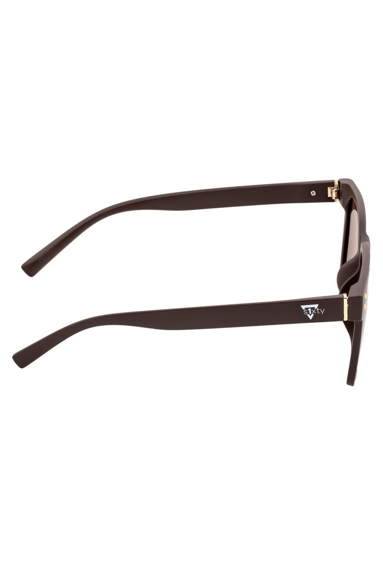 Capri Polarized Sunglasses, Alternate, color, Brown/Brown