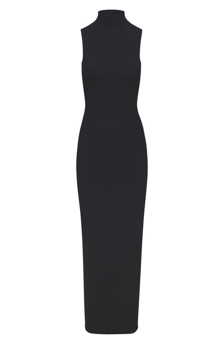 SKIMS Fits Everybody Mock Neck Sleeveless Dress, Alternate, color,