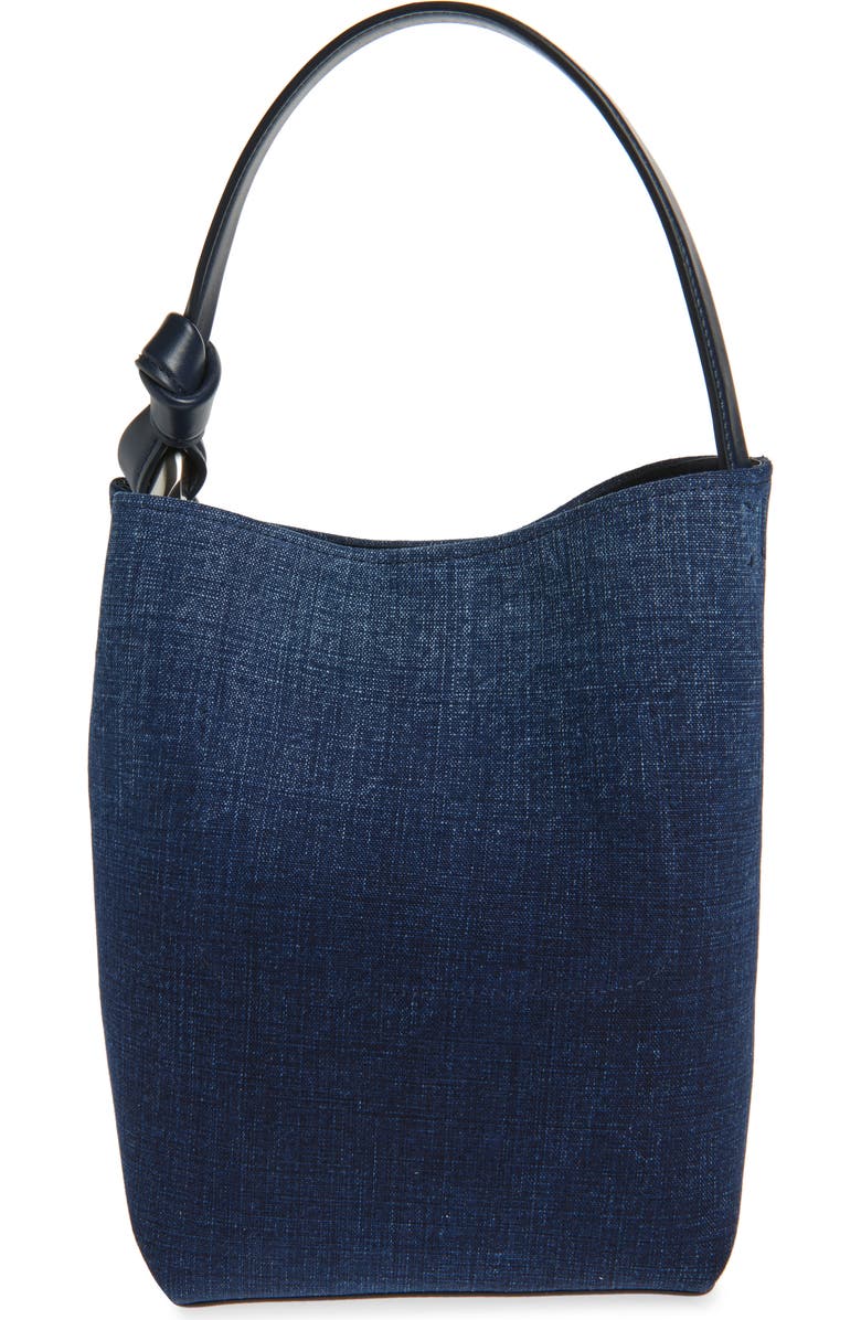JW Anderson The JWA Corner Denim Bucket Bag, Alternate, color,