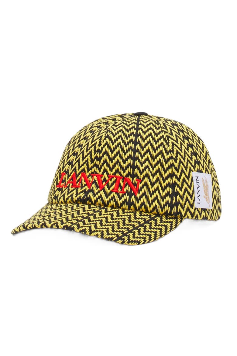 x FUTURE CURB COTTON CAP, Alternate, color, BLACK/YELLOW