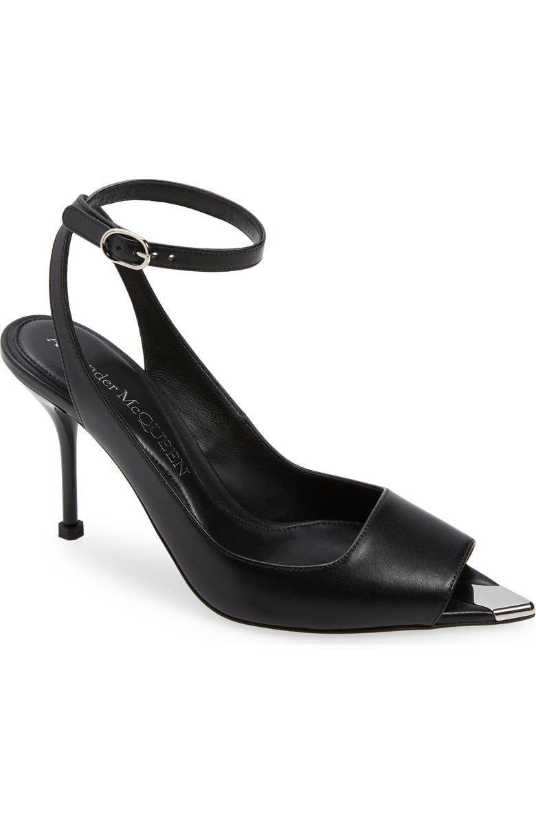 McQueen Punk Pointed Toe Sandal, Main, color,
