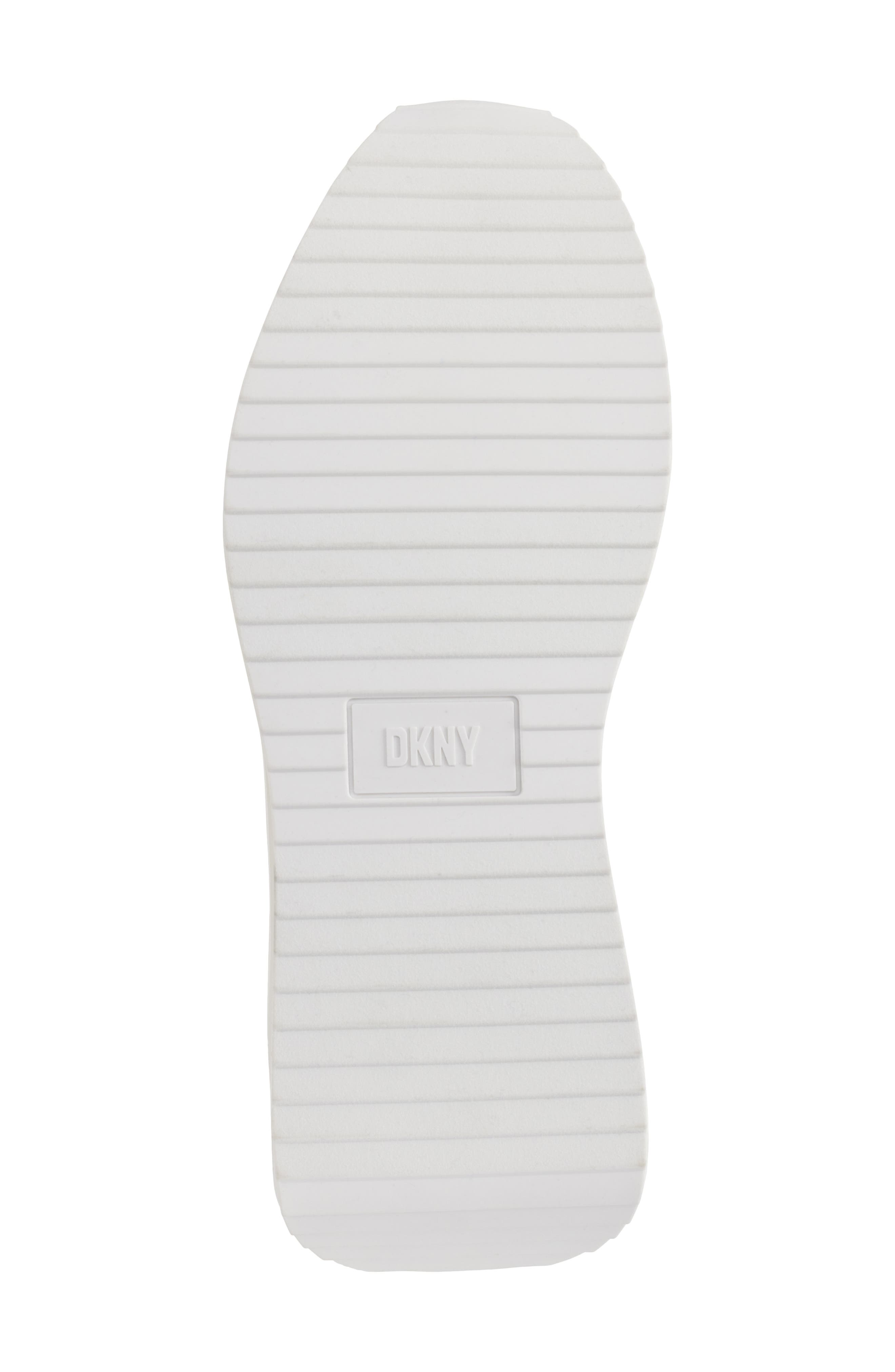 DKNY Alicia Knit Sneaker, Alternate, color, Bright White