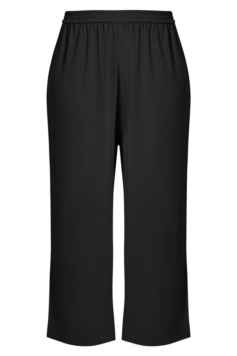 Wide Leg Pants, Alternate, color, BLACK