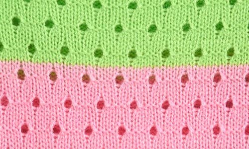 COTTON EMPORIUM COTTON EMPORIUM KIDS' STRIPE POINTELLE SWEATER