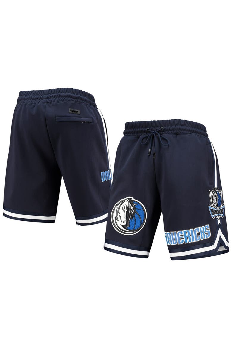 Men's Pro Standard Navy Dallas Mavericks Chenille Shorts, Main, color, Navy