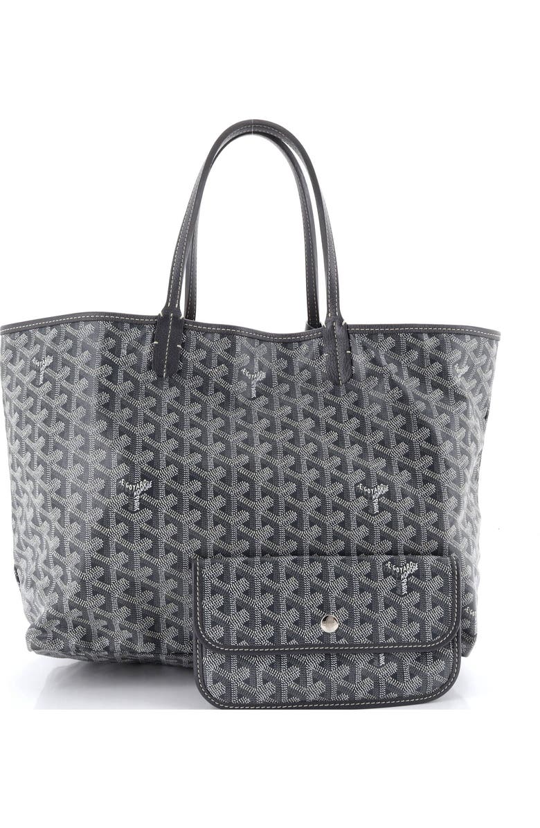 Pre-Owned Goyard Saint Louis Tote Coated Canvas PM, Alternate, color, Gray