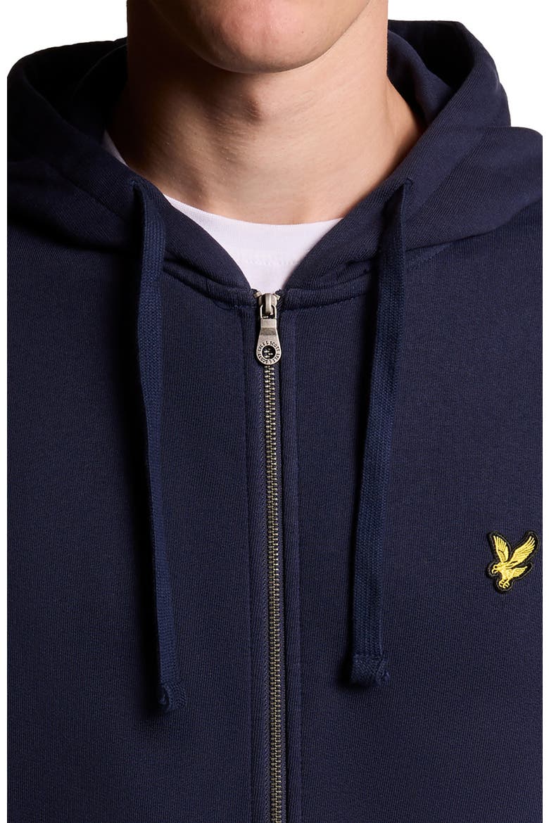 Zip Through Hoodie, Alternate, color, Navy