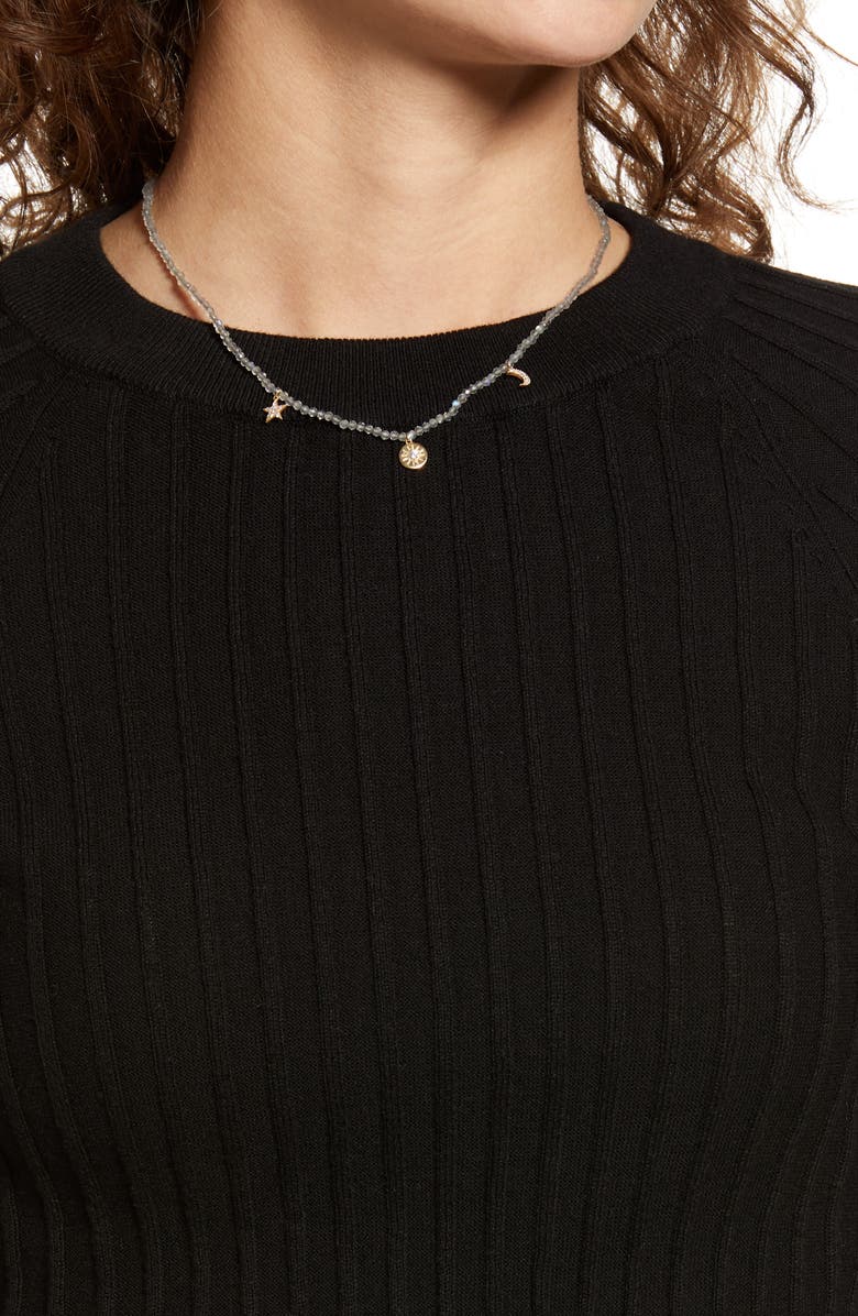 Free People Crewneck Rib Sweater, Alternate, color,