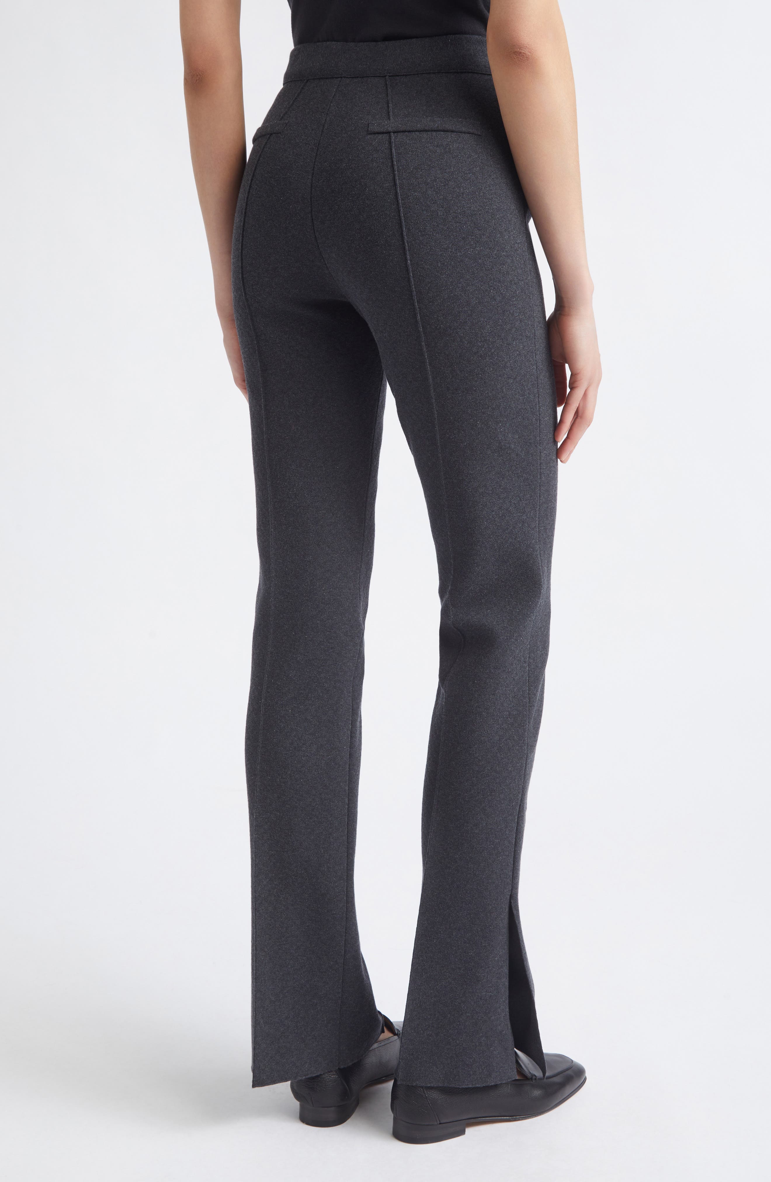 High Sport Theo High Waist Mini Check Bootcut Pants (Women) | Nordstrom