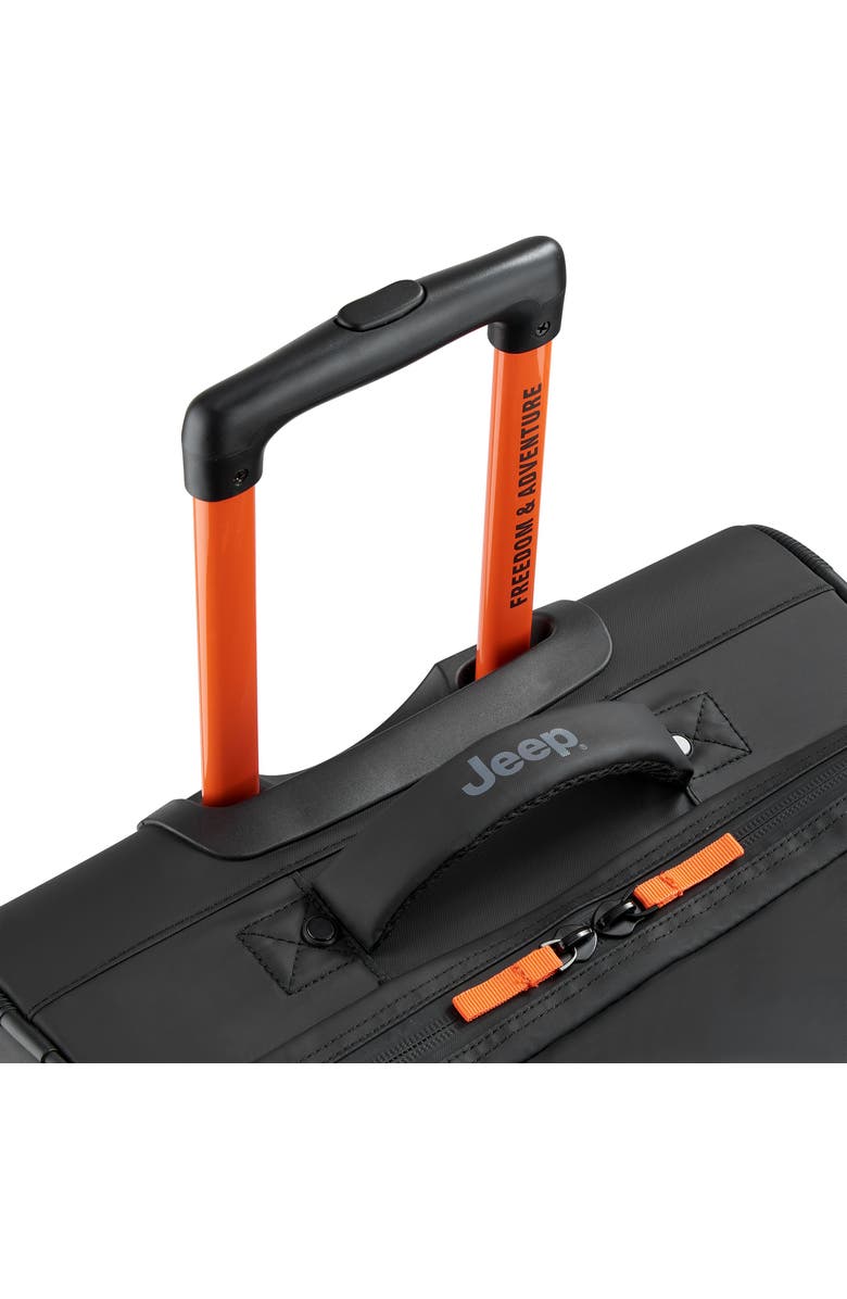 JEEP JS005A 31 Inch Two Wheel Rolling Travel Duffle Bag, Alternate, color, Black