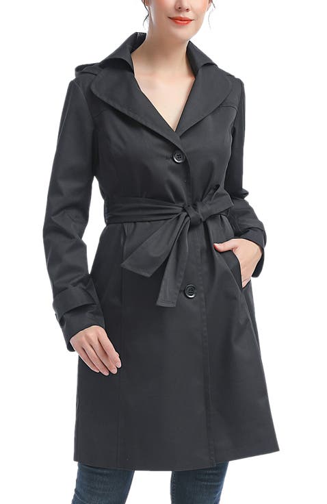 Adel Hooded Trench Coat