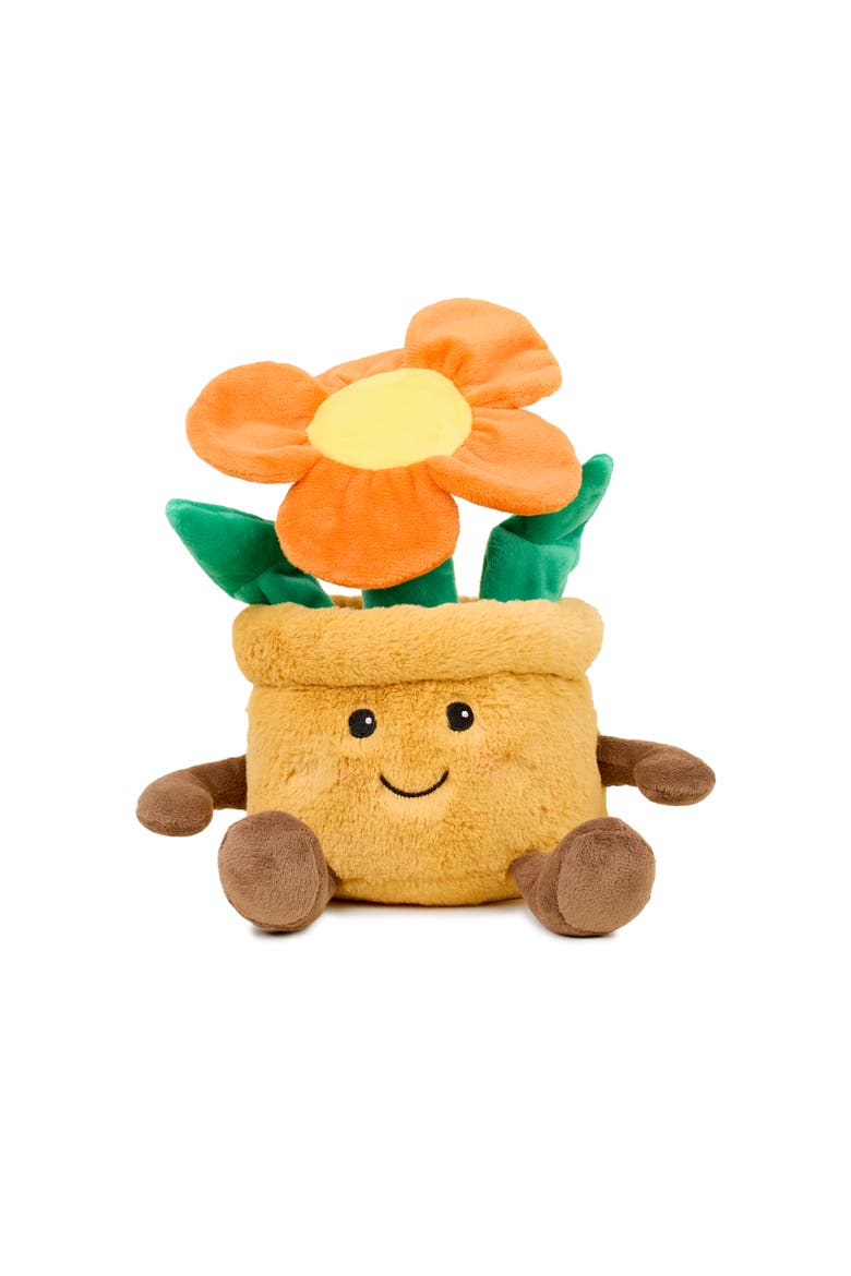 Flower Pot Plush Toy, Alternate, color, Orange