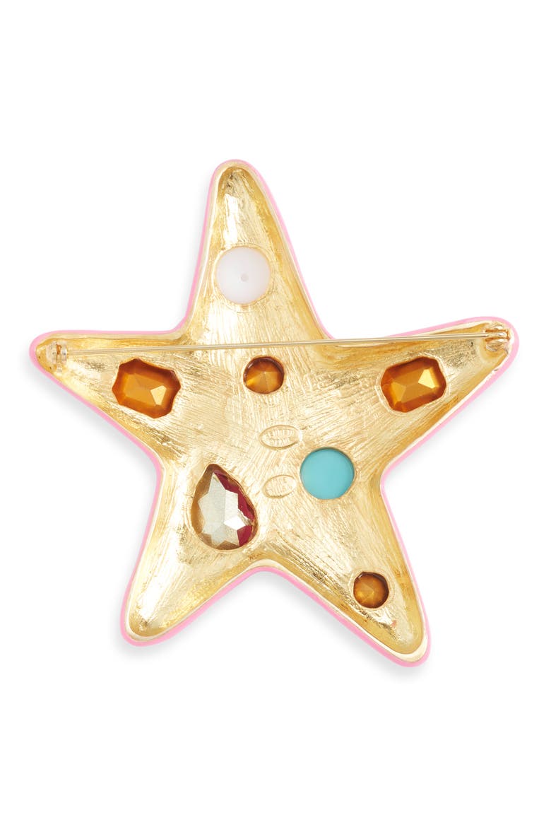 Enamel Star Pin, Alternate, color, PINK