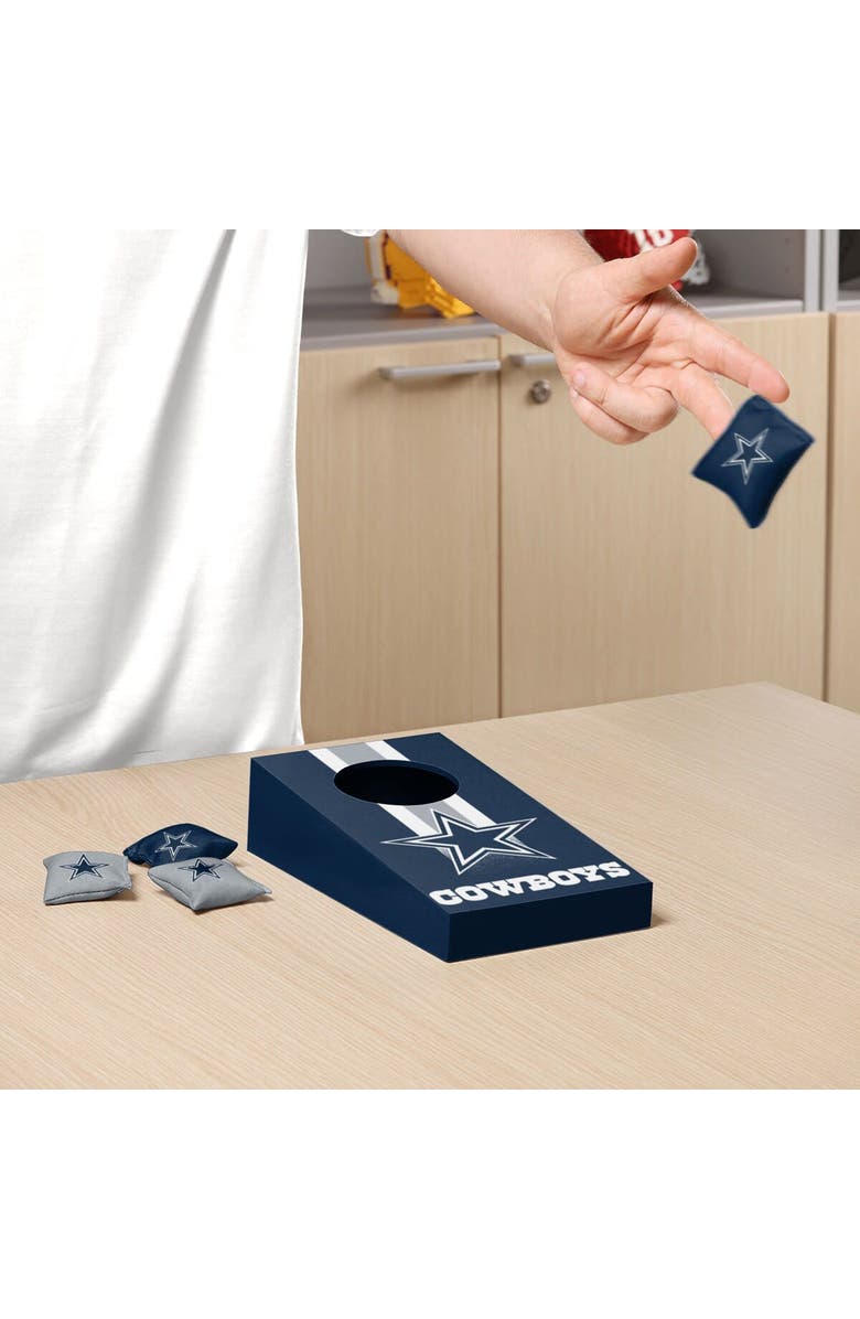 FOCO Dallas Cowboys Tabletop Cornhole Set, Alternate, color, 