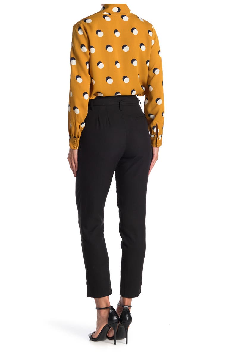 FRNCH Tie Waist Pants, Alternate, color, 
