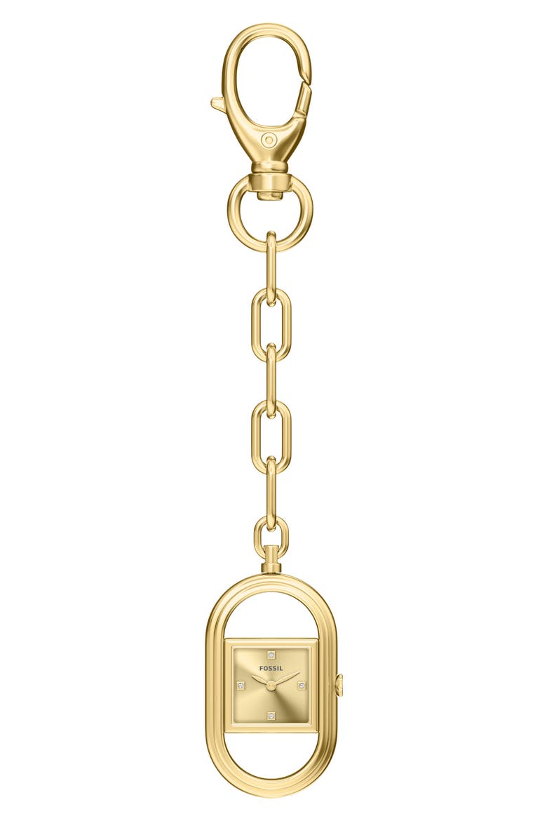 Watch Bag Charm, Alternate, color, GOLD