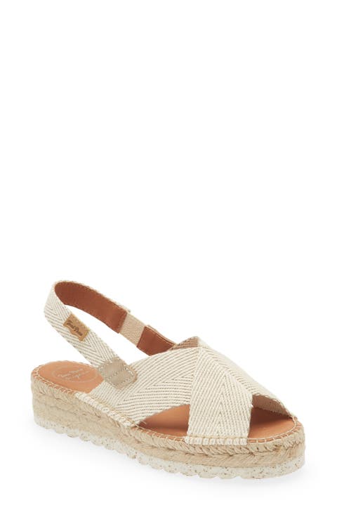 Elvira Espadrille Slingback Sandal (Women)