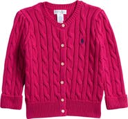 Ralph Lauren Cable Stitch Cotton Cardigan