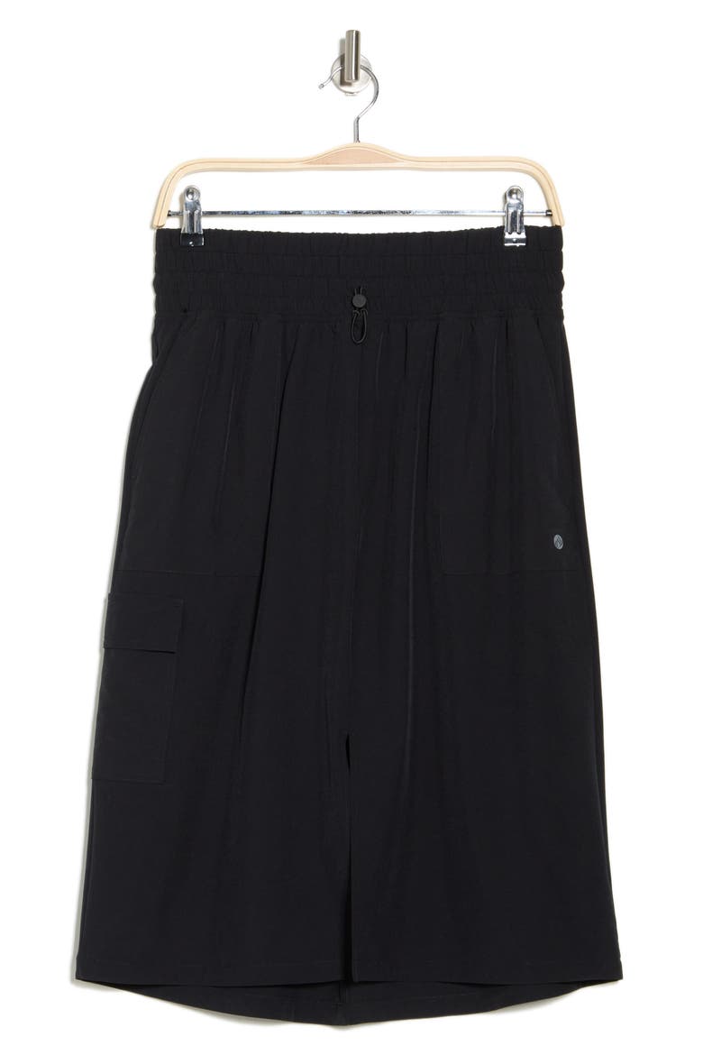 Retreat Long Cargo Skirt, Alternate, color, RICBLK