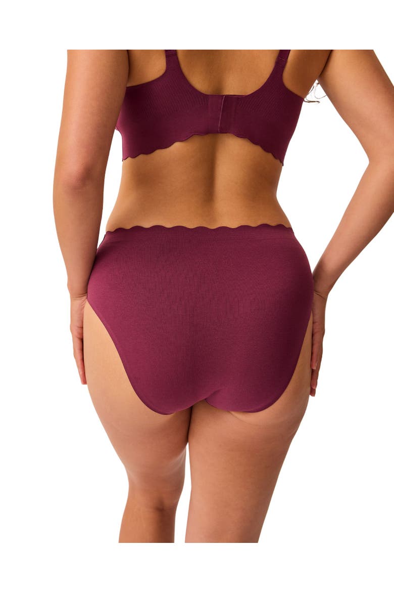 BareBond Cotton Maternity & Postpartum Brief, Alternate, color, Garnet