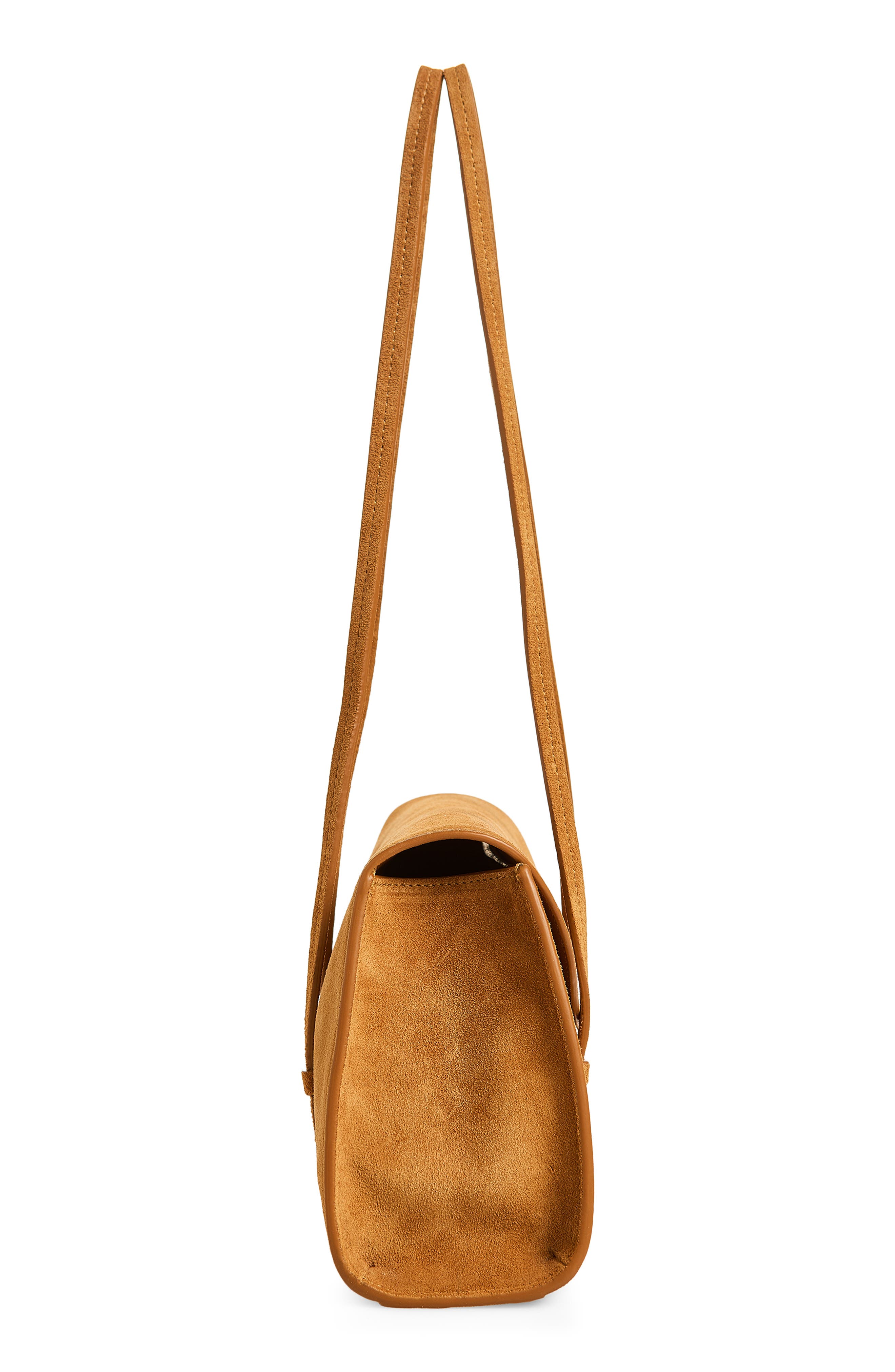 Elena Leather Shoulder Bag, Alternate, color, BRACCO SUEDE