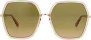 Chloé 58mm Butterfly Sunglasses